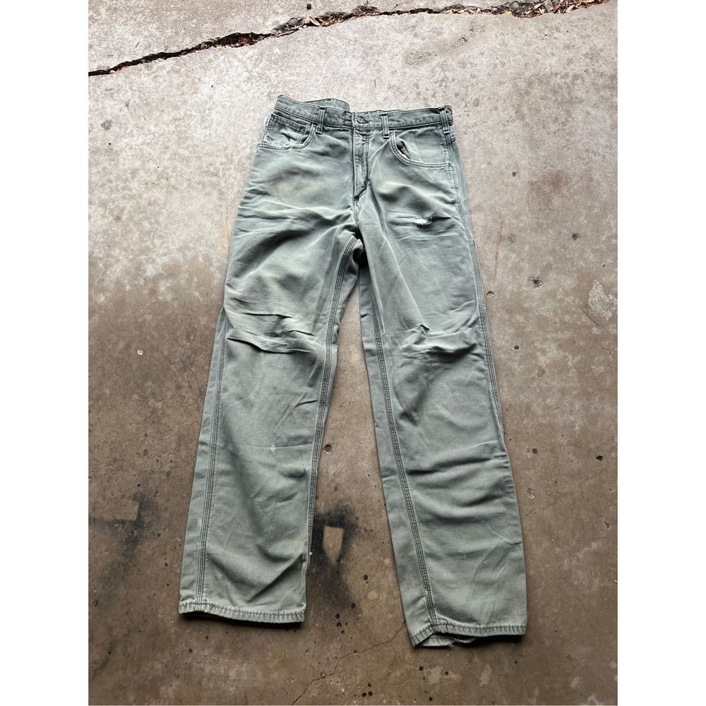 Carhartt Carpenter Earth tone green pants - Picture 3 of 4